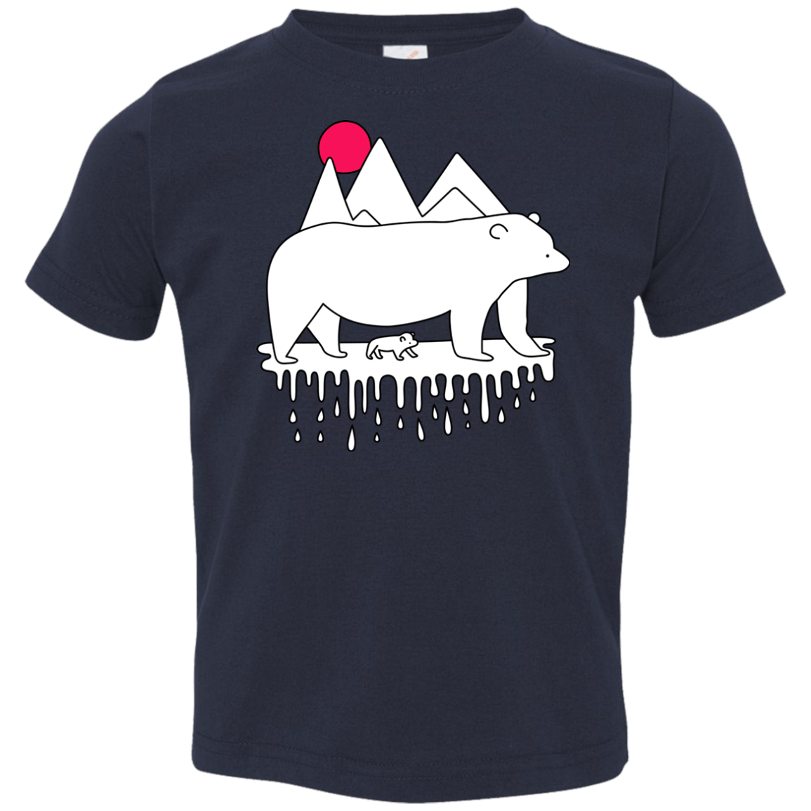 Polar Bear Family Toddler Premium T-Shirt