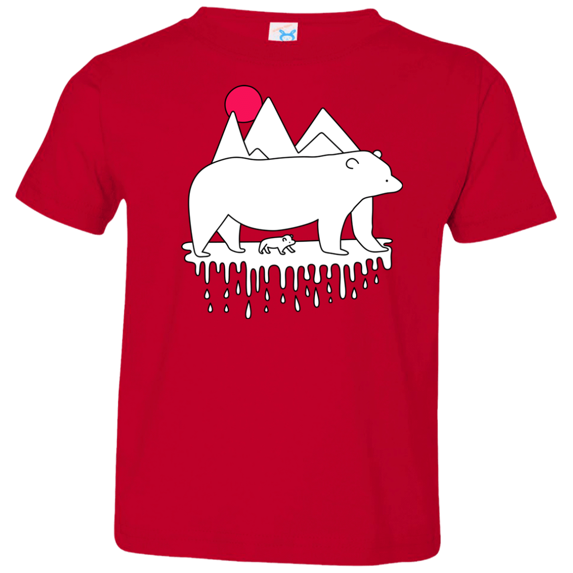 Polar Bear Family Toddler Premium T-Shirt