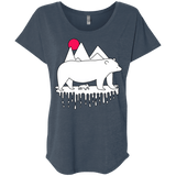 Polar Bear Family Triblend Dolman Sleeve