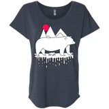 Polar Bear Family Triblend Dolman Sleeve