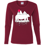 T-Shirts Cardinal / S Polar Bear Family Women's Long Sleeve T-Shirt