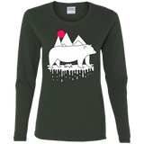 T-Shirts Forest / S Polar Bear Family Women's Long Sleeve T-Shirt