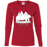 T-Shirts Red / S Polar Bear Family Women's Long Sleeve T-Shirt