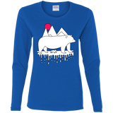 T-Shirts Royal / S Polar Bear Family Women's Long Sleeve T-Shirt