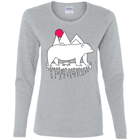 T-Shirts Sport Grey / S Polar Bear Family Women's Long Sleeve T-Shirt