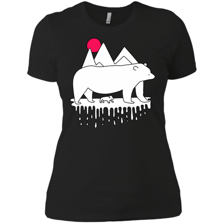 T-Shirts Black / X-Small Polar Bear Family Women's Premium T-Shirt