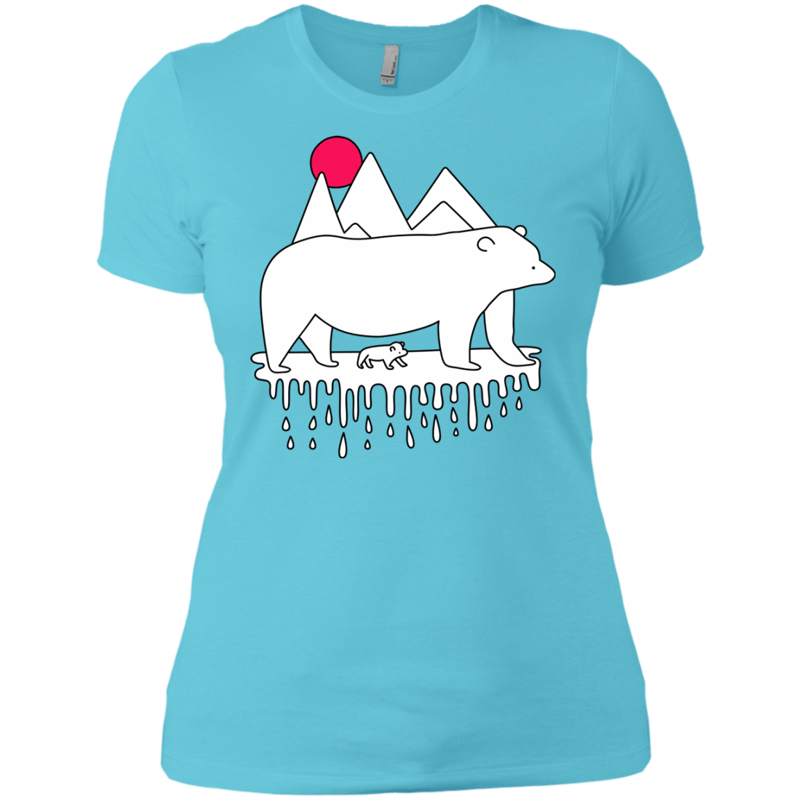 T-Shirts Cancun / X-Small Polar Bear Family Women's Premium T-Shirt