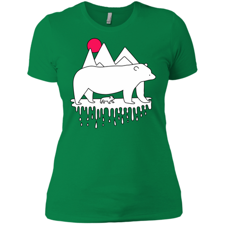 T-Shirts Kelly Green / X-Small Polar Bear Family Women's Premium T-Shirt