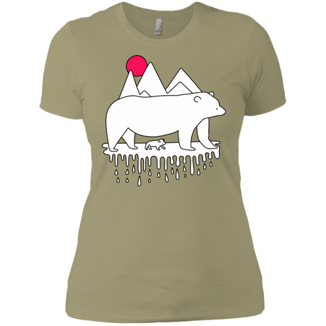 T-Shirts Light Olive / X-Small Polar Bear Family Women's Premium T-Shirt