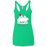 Polar Bear Family Women's Triblend Racerback Tank