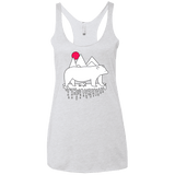 Polar Bear Family Women's Triblend Racerback Tank
