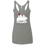 Polar Bear Family Women's Triblend Racerback Tank