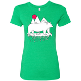 T-Shirts Envy / S Polar Bear Family Women's Triblend T-Shirt