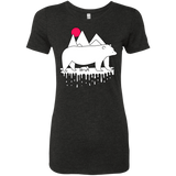 T-Shirts Vintage Black / S Polar Bear Family Women's Triblend T-Shirt
