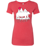T-Shirts Vintage Red / S Polar Bear Family Women's Triblend T-Shirt