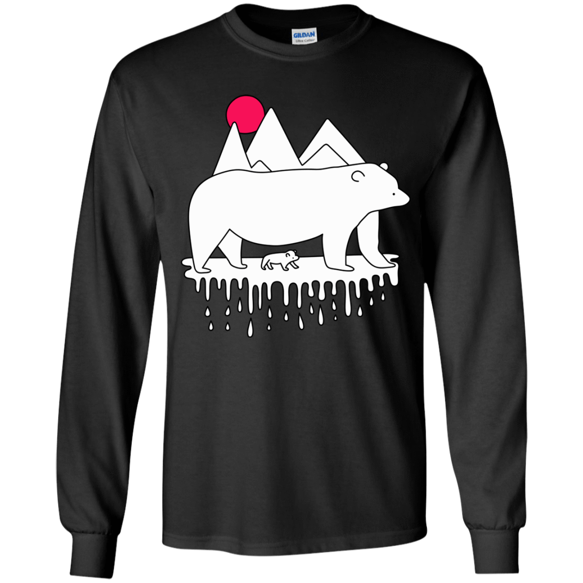 Polar Bear Family Youth Long Sleeve T-Shirt
