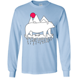 Polar Bear Family Youth Long Sleeve T-Shirt