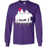 Polar Bear Family Youth Long Sleeve T-Shirt