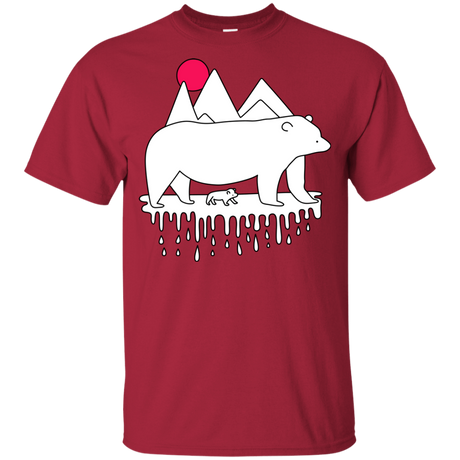 T-Shirts Cardinal / YXS Polar Bear Family Youth T-Shirt