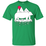 T-Shirts Irish Green / YXS Polar Bear Family Youth T-Shirt