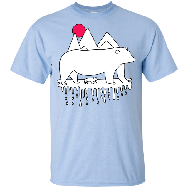 T-Shirts Light Blue / YXS Polar Bear Family Youth T-Shirt