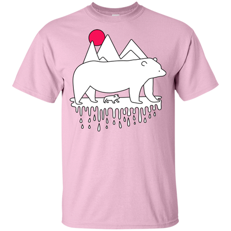 T-Shirts Light Pink / YXS Polar Bear Family Youth T-Shirt