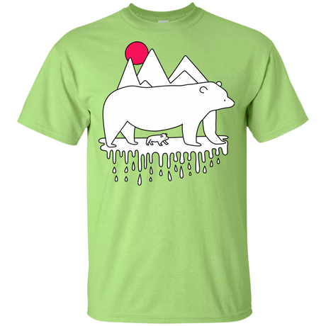 T-Shirts Mint Green / YXS Polar Bear Family Youth T-Shirt