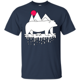 T-Shirts Navy / YXS Polar Bear Family Youth T-Shirt