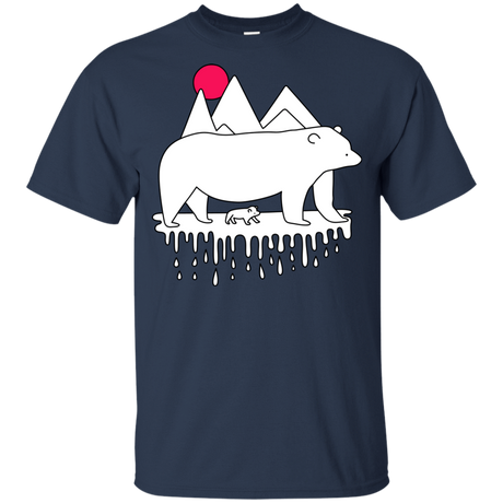 T-Shirts Navy / YXS Polar Bear Family Youth T-Shirt