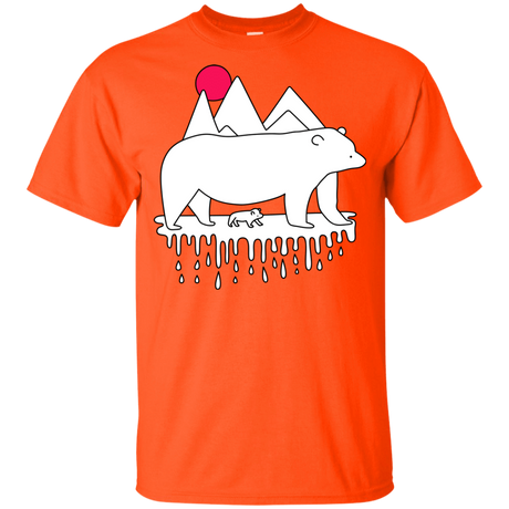 T-Shirts Orange / YXS Polar Bear Family Youth T-Shirt