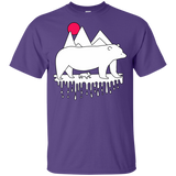 T-Shirts Purple / YXS Polar Bear Family Youth T-Shirt