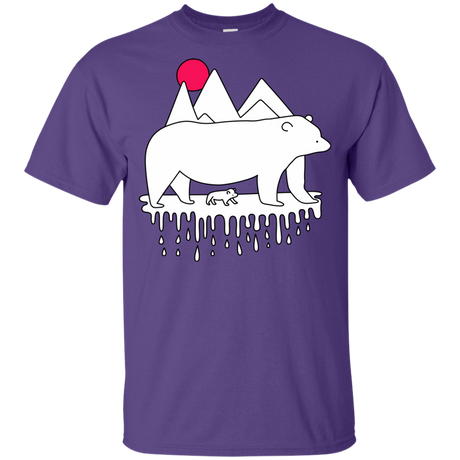 T-Shirts Purple / YXS Polar Bear Family Youth T-Shirt