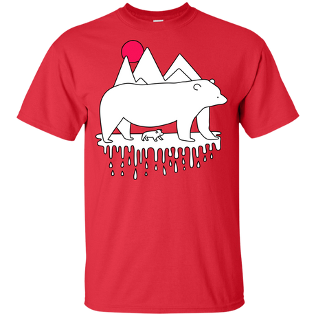 T-Shirts Red / YXS Polar Bear Family Youth T-Shirt