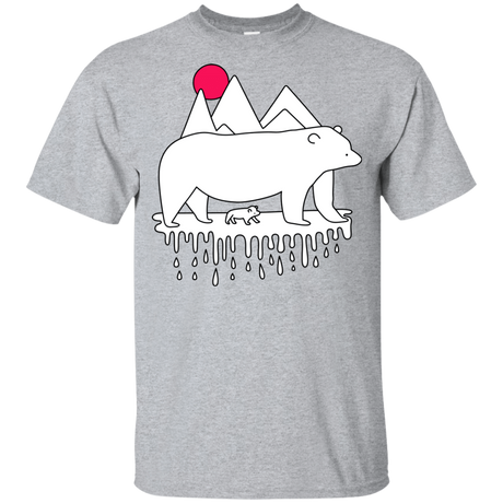 T-Shirts Sport Grey / YXS Polar Bear Family Youth T-Shirt