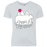 Polar Bear Family Youth Triblend T-Shirt
