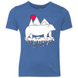 Polar Bear Family Youth Triblend T-Shirt