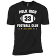 T-Shirts Black / YXS Polk High Football Boys Premium T-Shirt