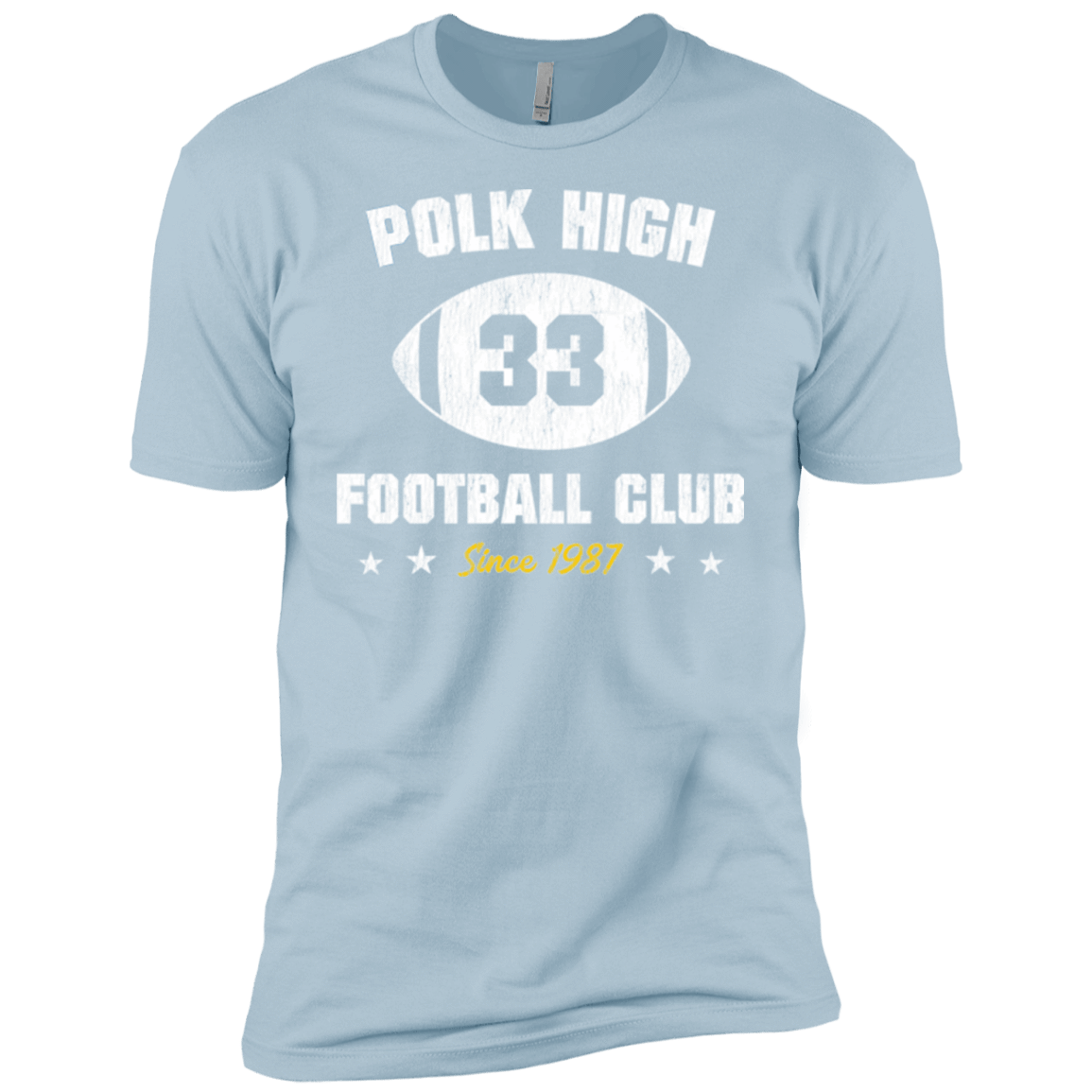 T-Shirts Light Blue / YXS Polk High Football Boys Premium T-Shirt