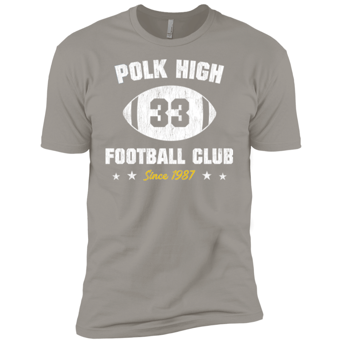 T-Shirts Light Grey / YXS Polk High Football Boys Premium T-Shirt