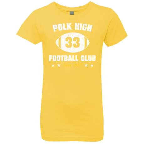 T-Shirts Vibrant Yellow / YXS Polk High Football Girls Premium T-Shirt