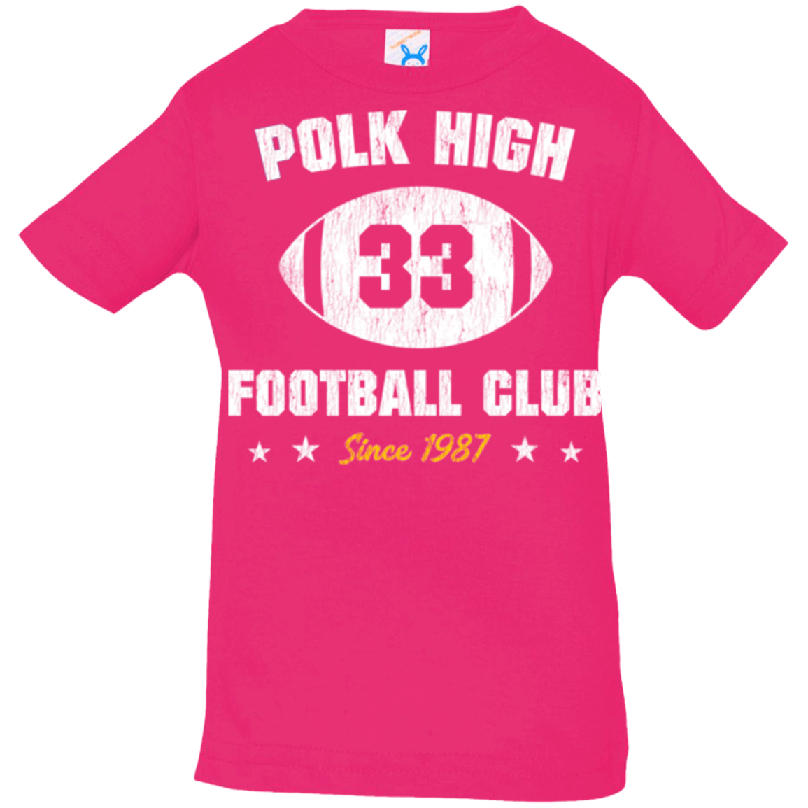 T-Shirts Hot Pink / 6 Months Polk High Football Infant Premium T-Shirt