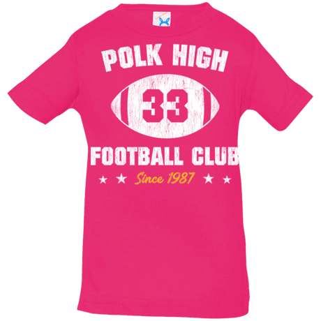 T-Shirts Hot Pink / 6 Months Polk High Football Infant Premium T-Shirt