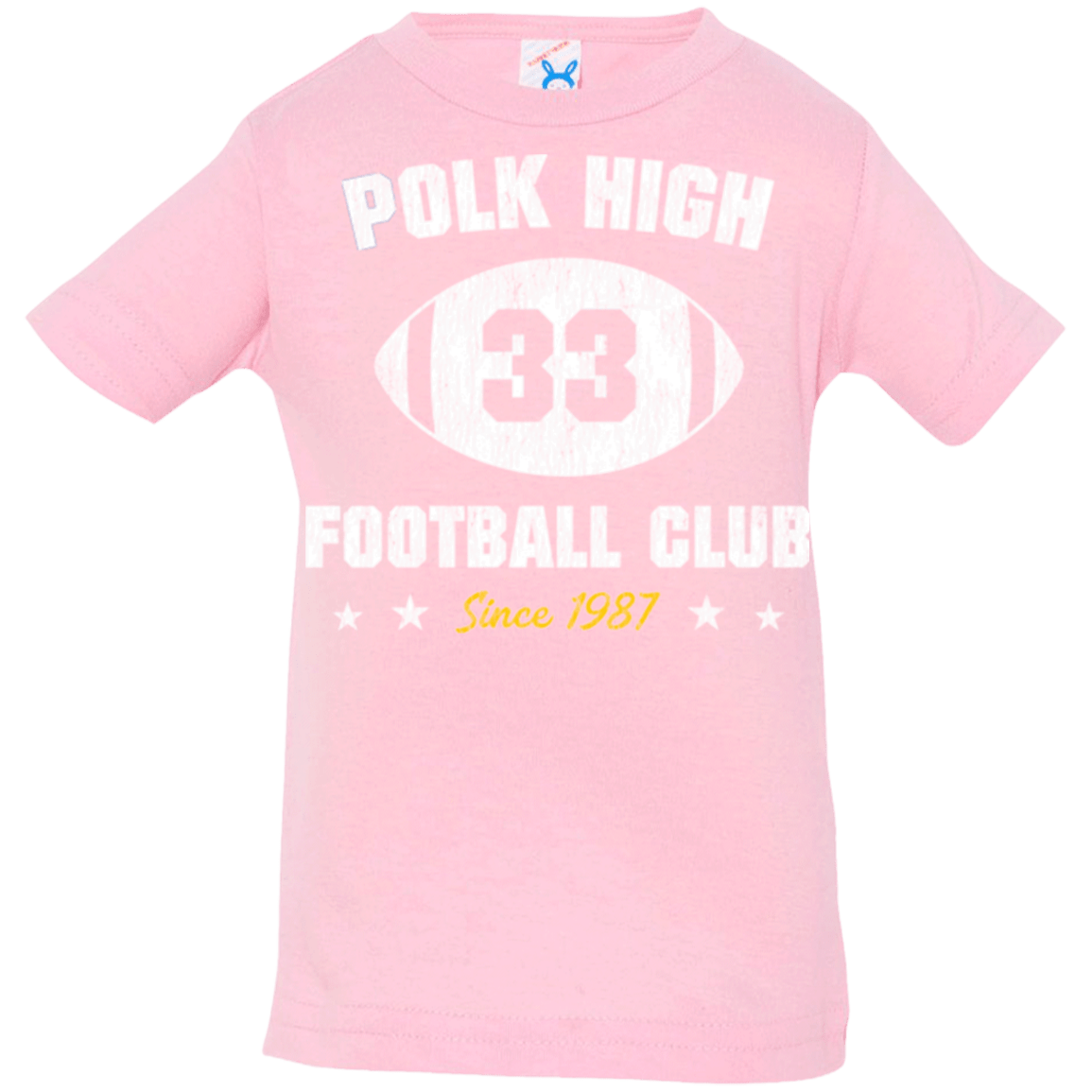 T-Shirts Pink / 6 Months Polk High Football Infant Premium T-Shirt