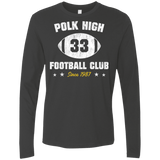 T-Shirts Heavy Metal / Small Polk High Football Men's Premium Long Sleeve
