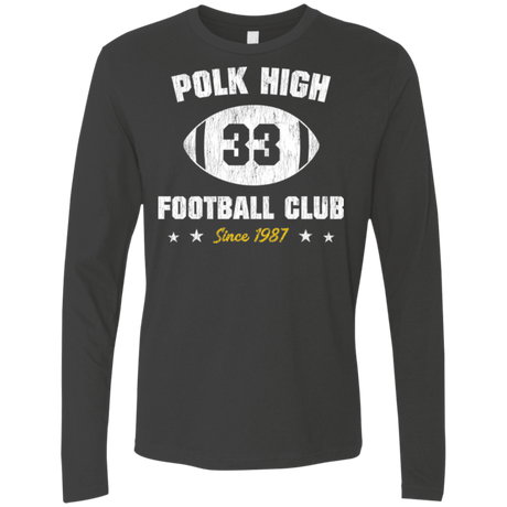 T-Shirts Heavy Metal / Small Polk High Football Men's Premium Long Sleeve