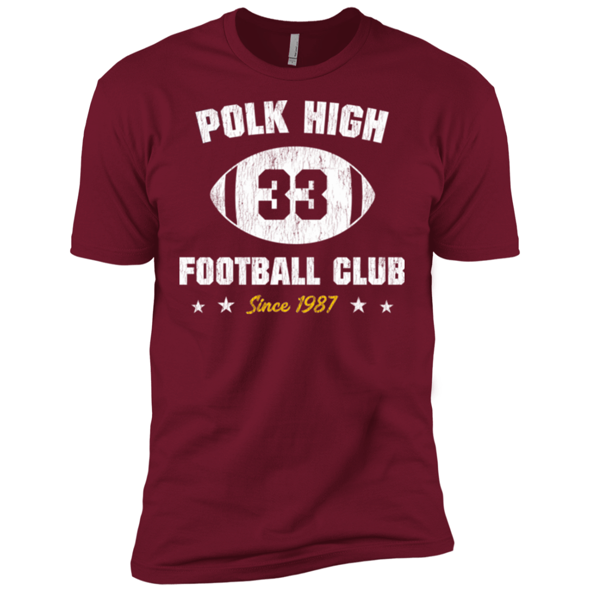 T-Shirts Cardinal / X-Small Polk High Football Men's Premium T-Shirt