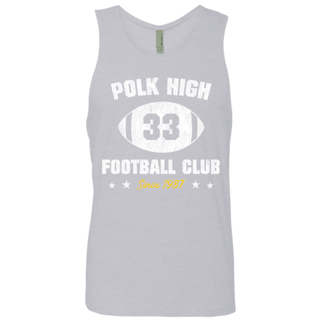 T-Shirts Heather Grey / Small Polk High Football Men's Premium Tank Top