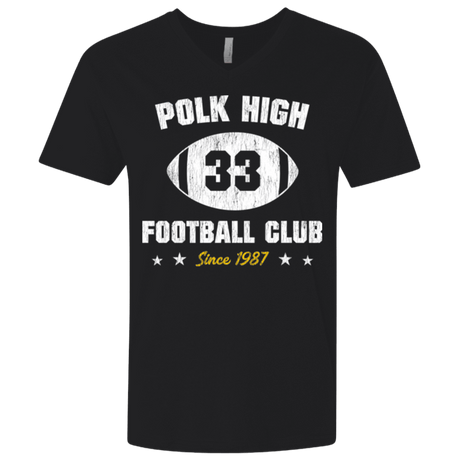 T-Shirts Black / X-Small Polk High Football Men's Premium V-Neck
