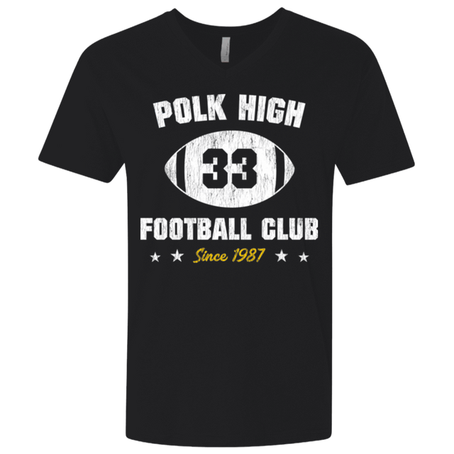 T-Shirts Black / X-Small Polk High Football Men's Premium V-Neck