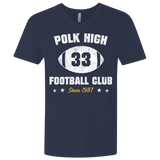 T-Shirts Midnight Navy / X-Small Polk High Football Men's Premium V-Neck